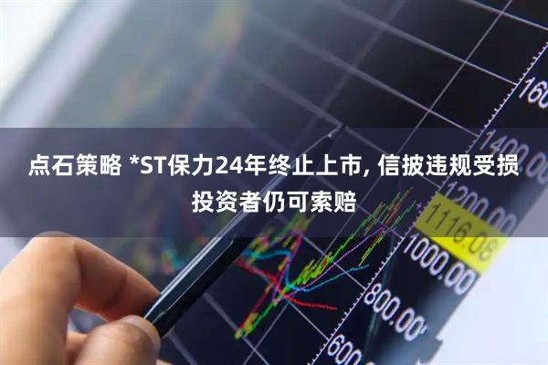 点石策略 *ST保力24年终止上市, 信披违规受损投资者仍可索赔