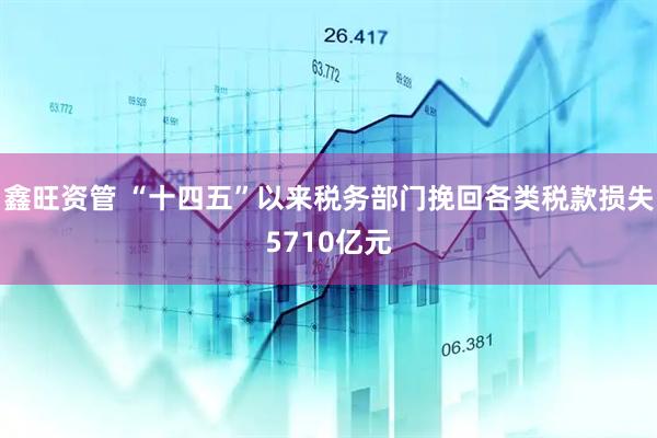 鑫旺资管 “十四五”以来税务部门挽回各类税款损失5710亿元