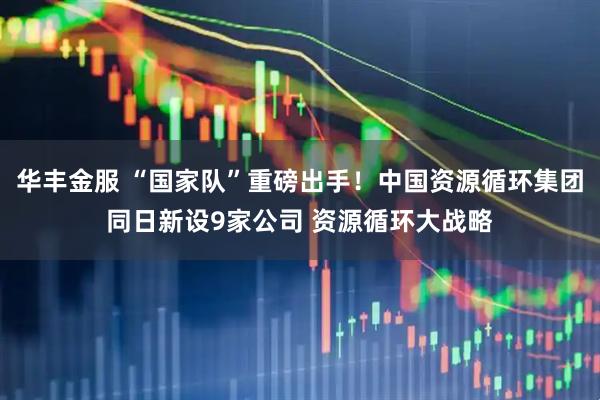华丰金服 “国家队”重磅出手！中国资源循环集团同日新设9家公司 资源循环大战略